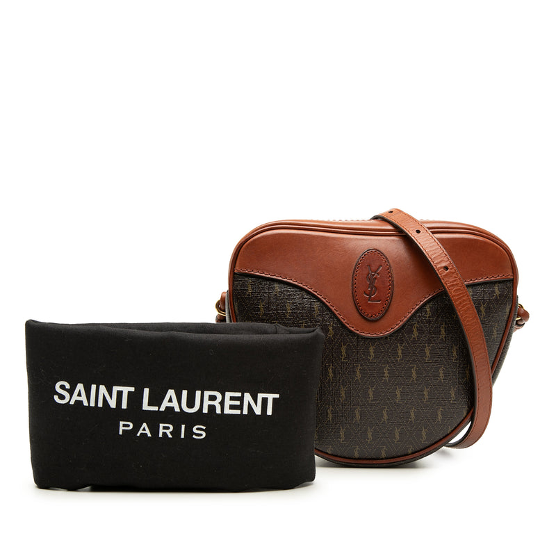 Le Monogramme Coated Canvas and Leather Coeur Crossbody - Image 8