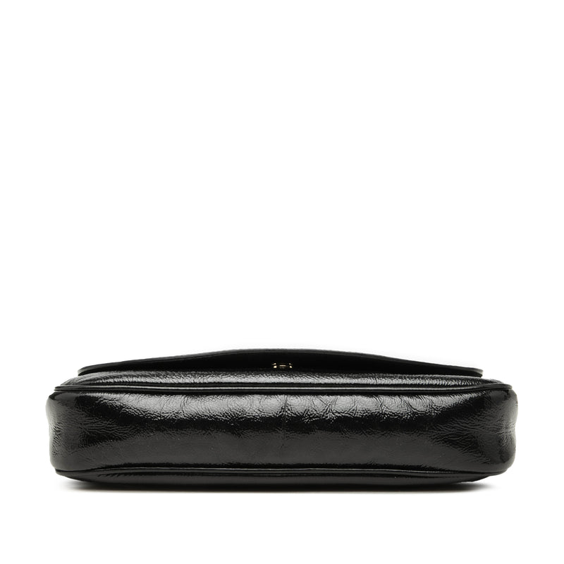 Medium Patent Soho Chain Flap Crossbody - Image 3
