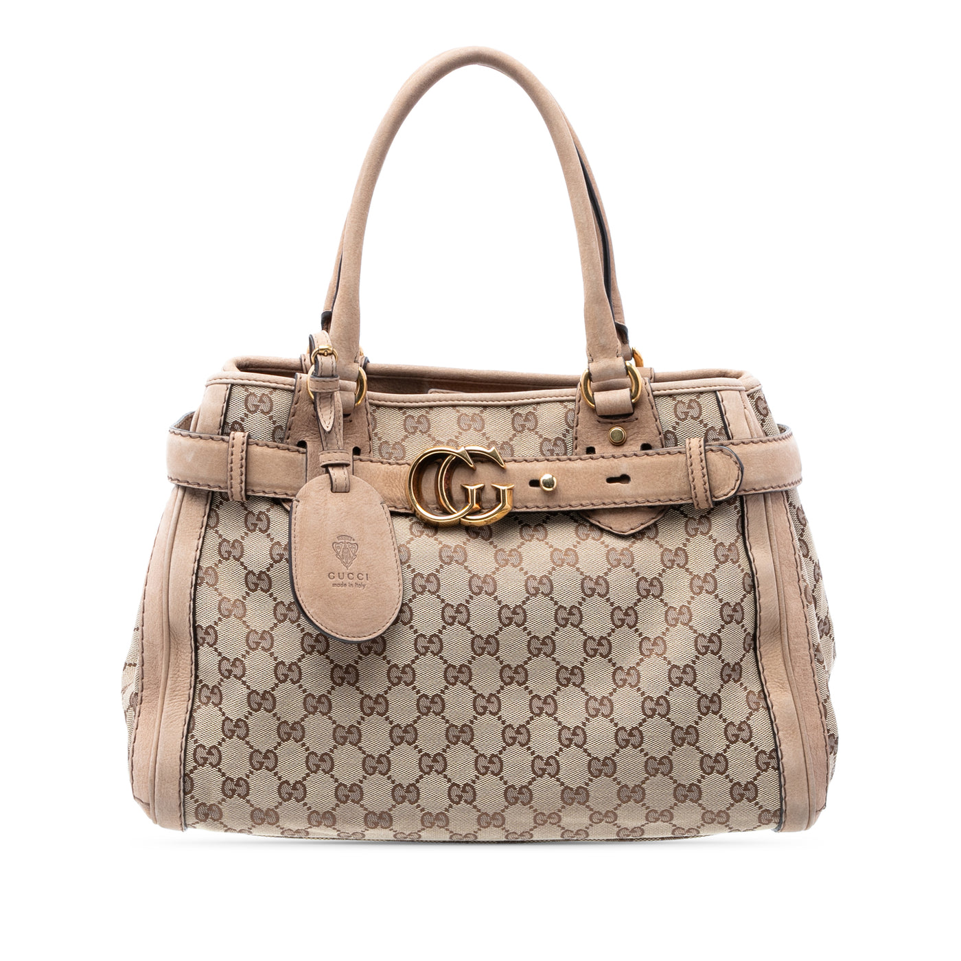 GG Canvas Running Tote - Image 1