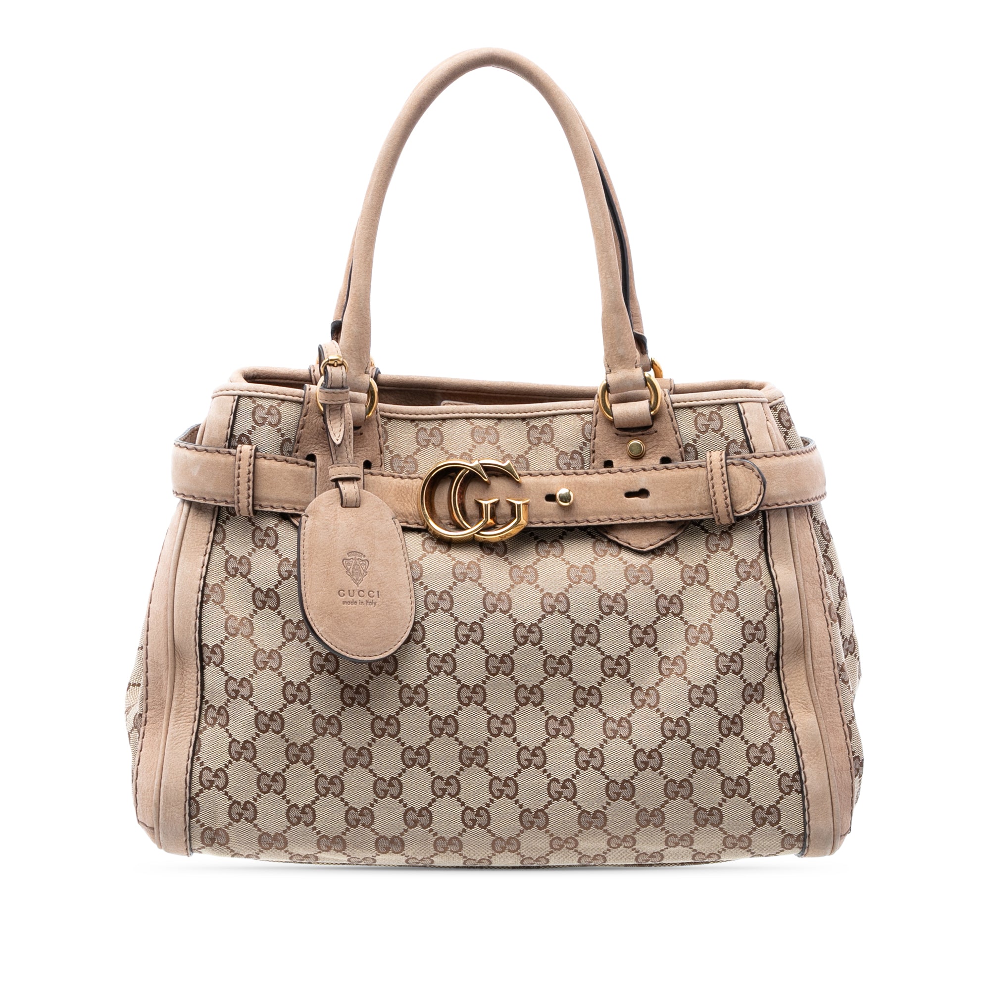GG Canvas Running Tote - Image 1