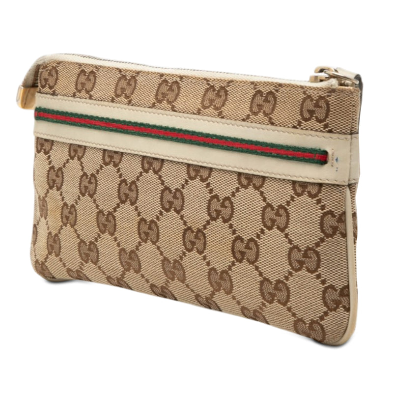 GG Canvas Web Mayfair Wristlet Clutch - Image 2