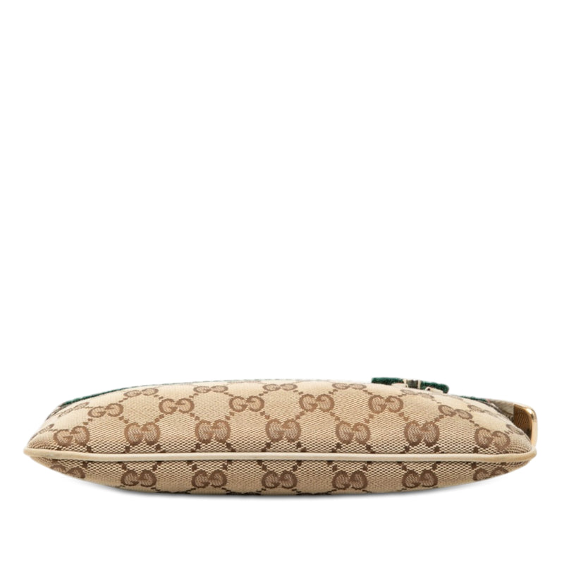 GG Canvas Web Mayfair Wristlet Clutch - Image 3