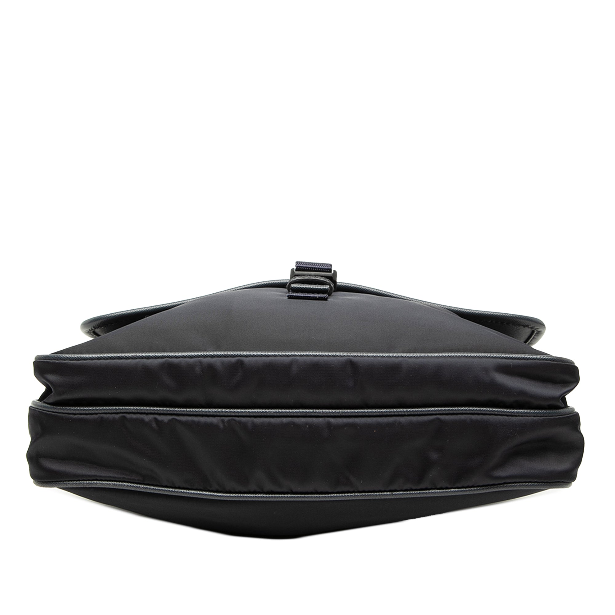 Saffiano Trimmed Tessuto Zip Top Crossbody - Image 3