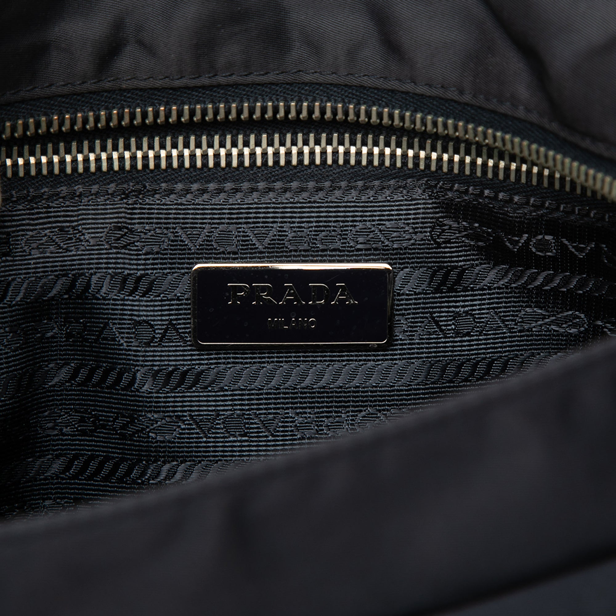 Saffiano Trimmed Tessuto Zip Top Crossbody - Image 5
