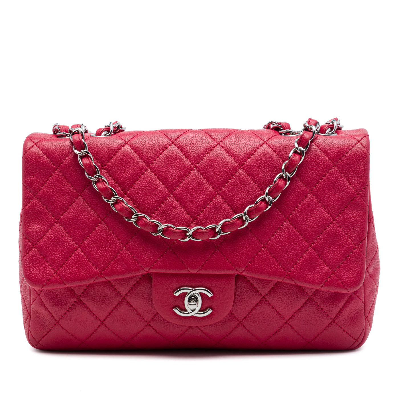 Jumbo Classic Caviar Single Flap - Image 1