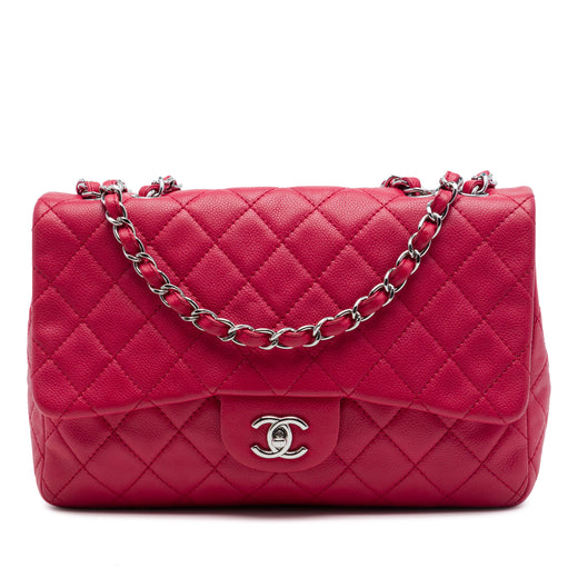 Jumbo Classic Caviar Single Flap - Image 1