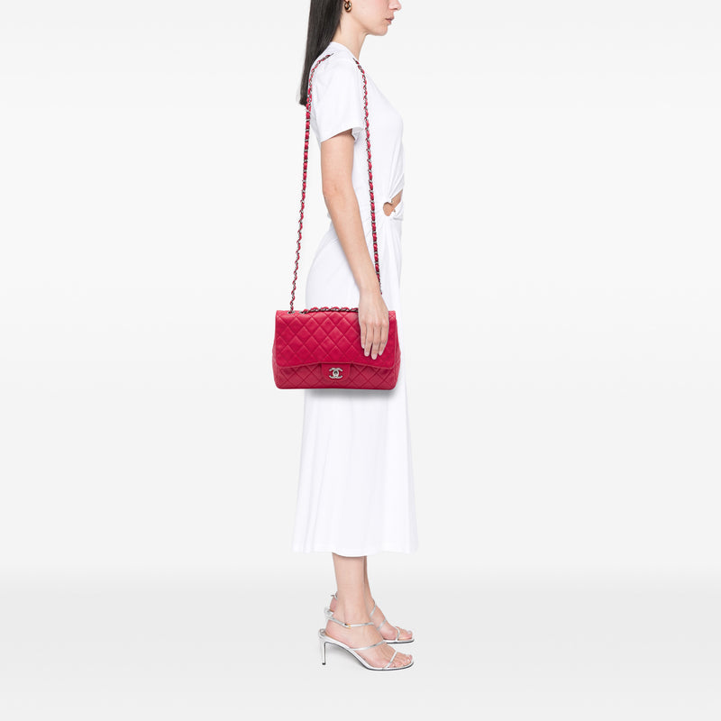 Jumbo Classic Caviar Single Flap - Image 6