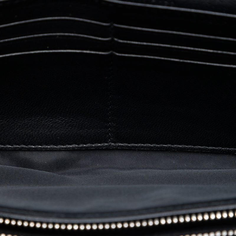 Woven Lambskin Lady Dior Rendezvouz Wallet on Chain - Image 4