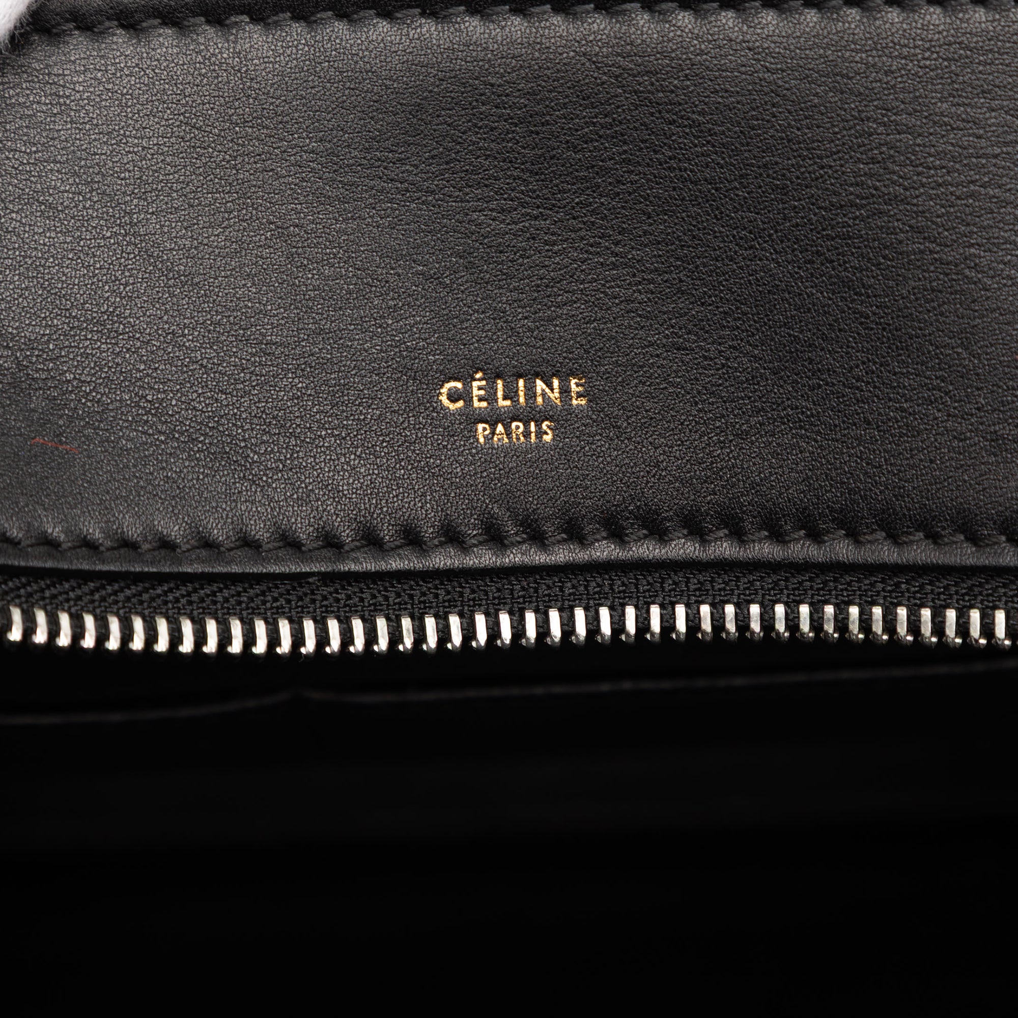 Medium Bicolor Leather and Pony Hair Edge Handbag - Image 5
