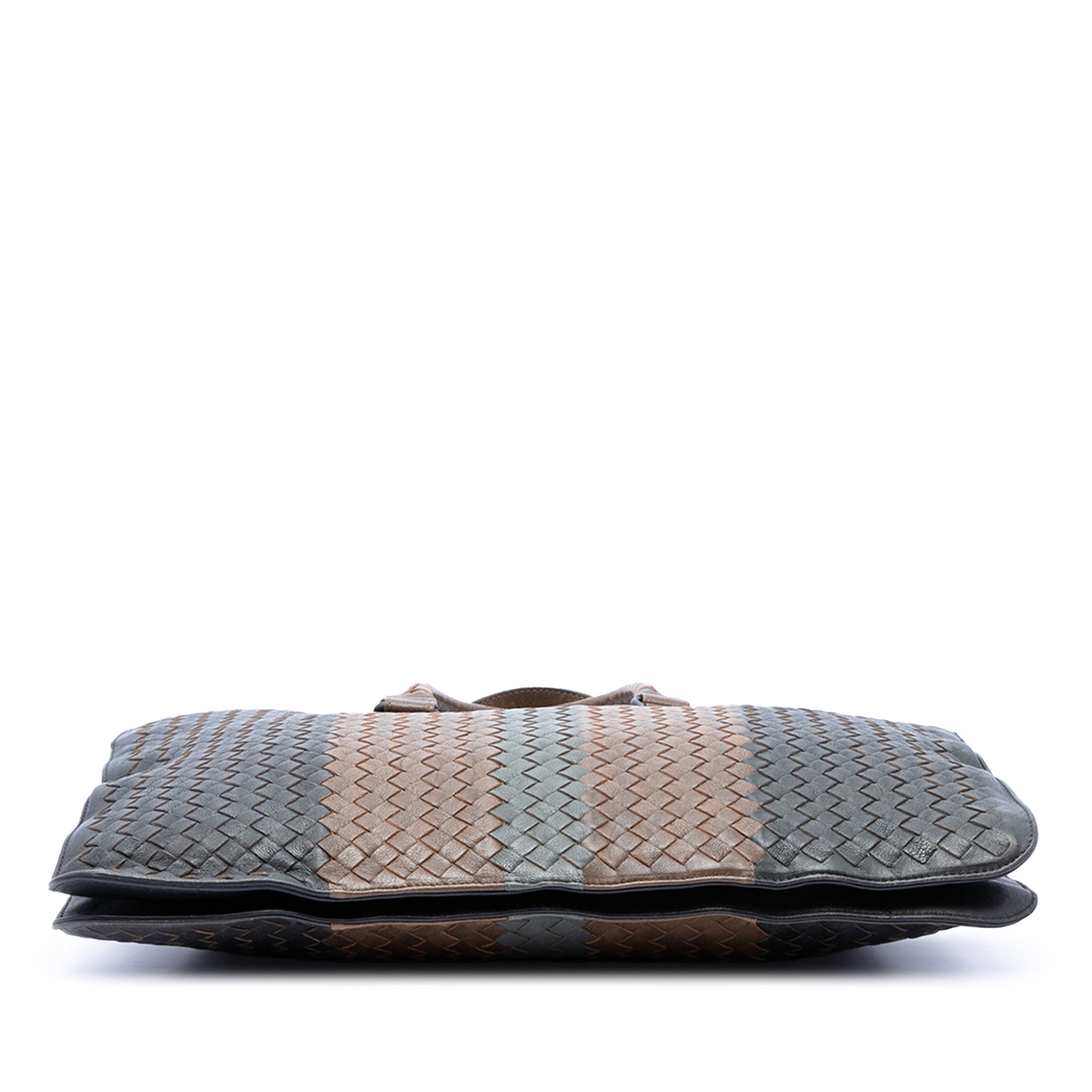 Nappa Intrecciato Club Fume Briefcase - Image 3