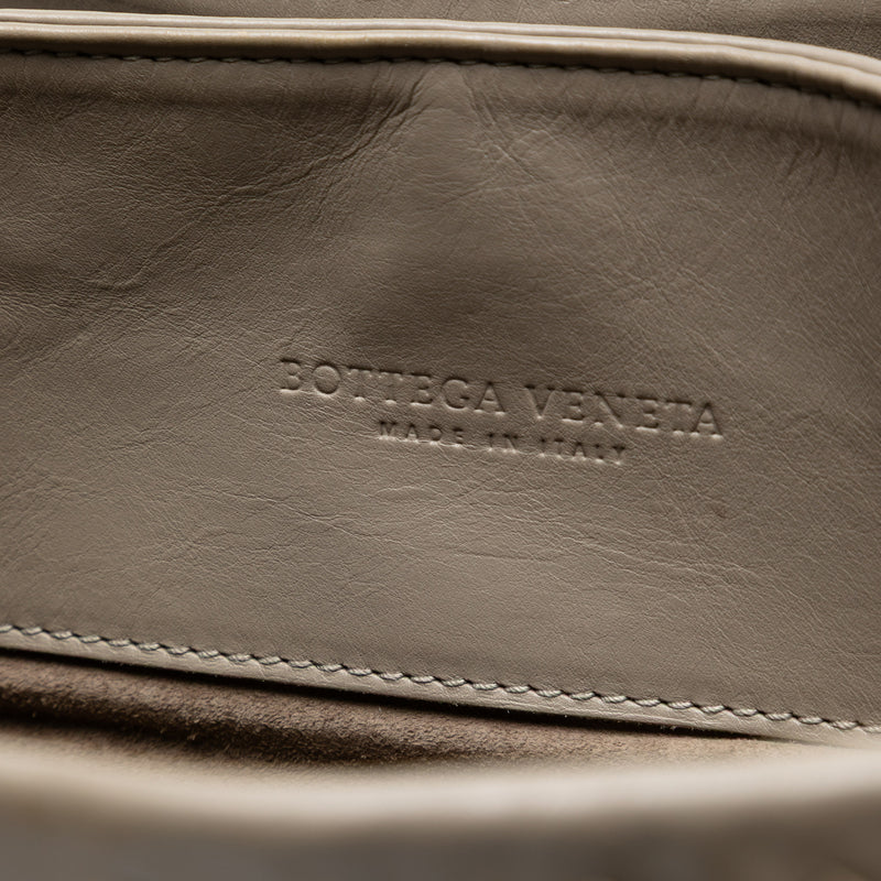 Small Nappa Intrecciato Roma Satchel - Image 5