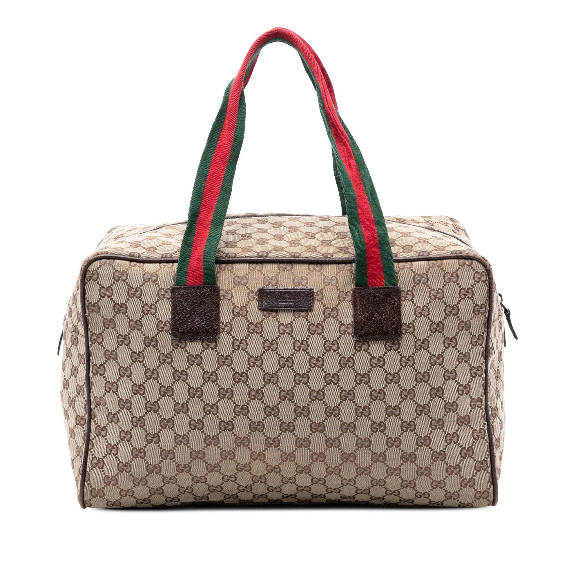 GG Canvas Web Duffle Bag - Image 1