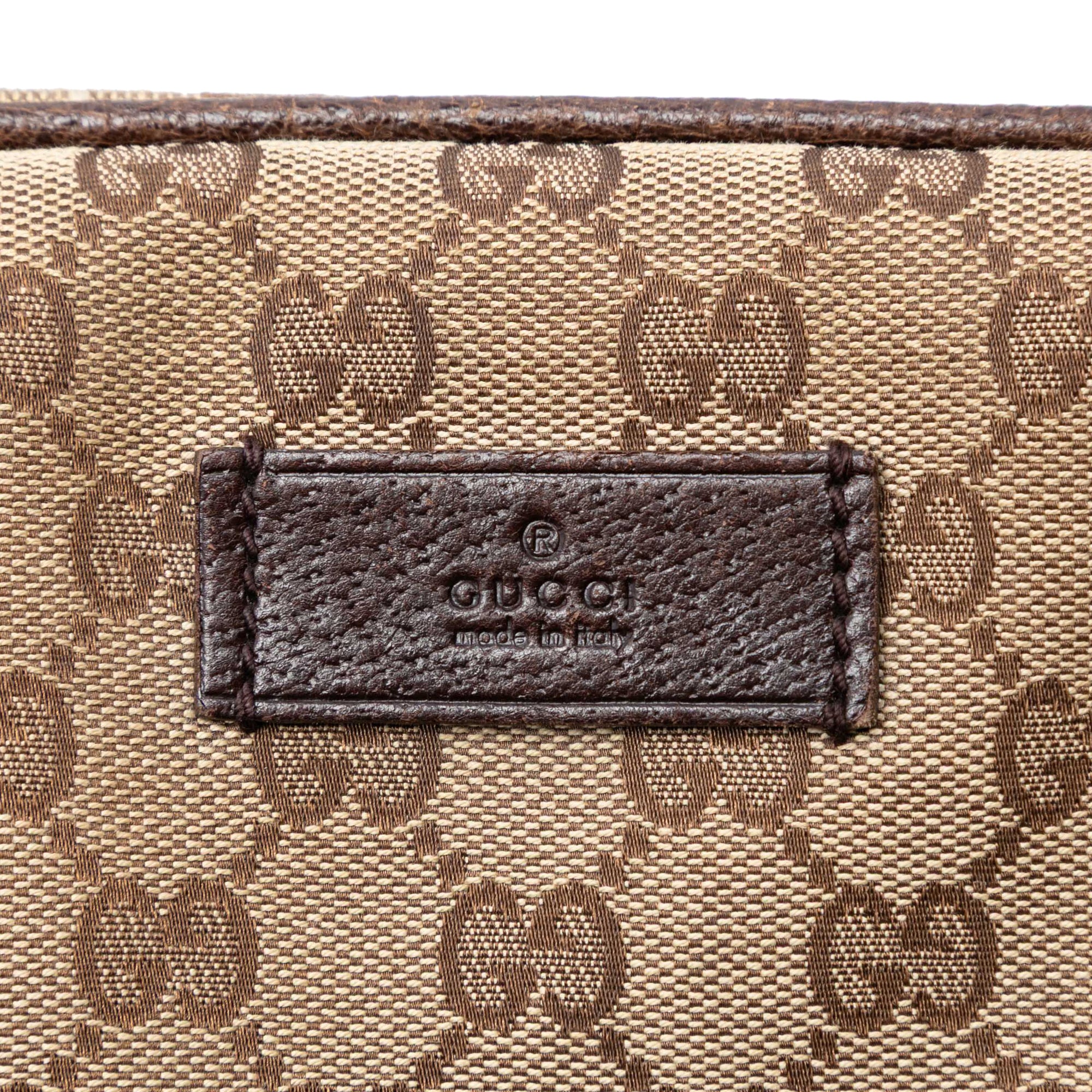 GG Canvas Web Duffle Bag - Image 5