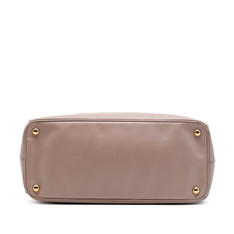 Large Saffiano Lux Galleria Double Zip Tote - Image 3