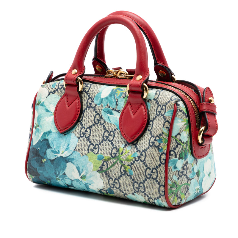 Mini GG Supreme Blooms Boston Bag - Image 2