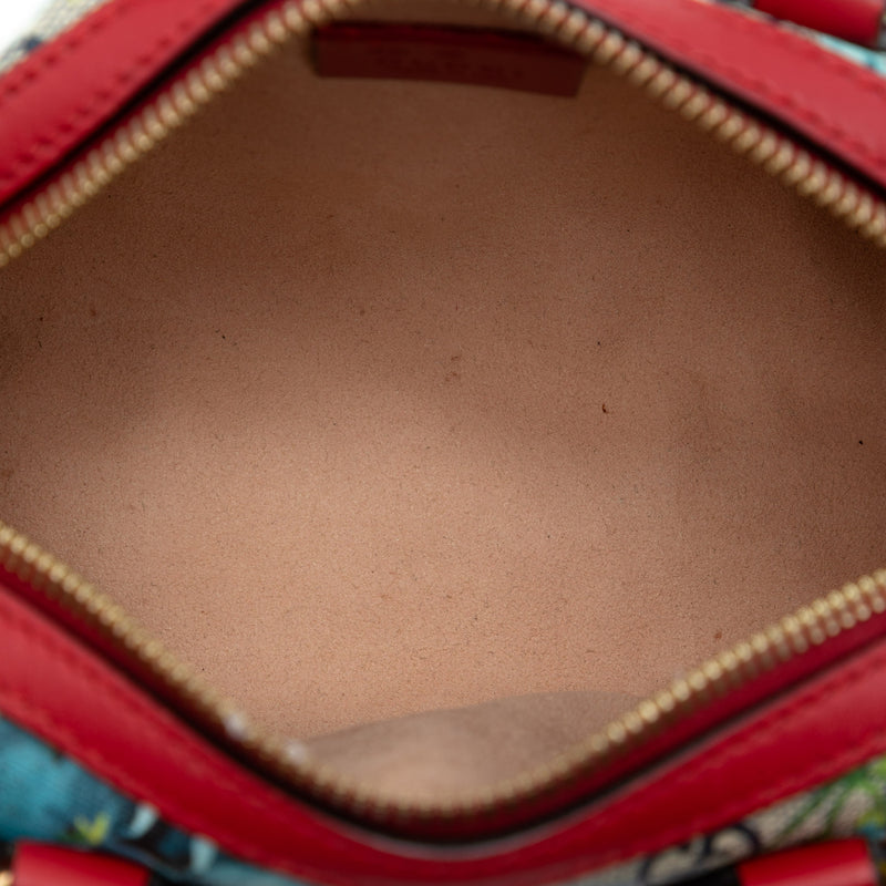 Mini GG Supreme Blooms Boston Bag - Image 4