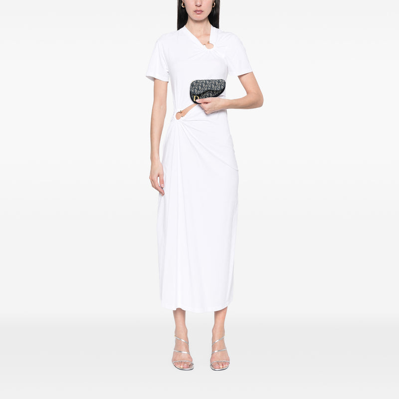 Diorissimo Canvas Saddle Pouch - Image 7