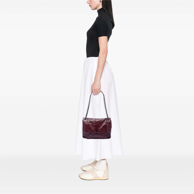 Medium Crinkled Calfskin Niki - Image 6