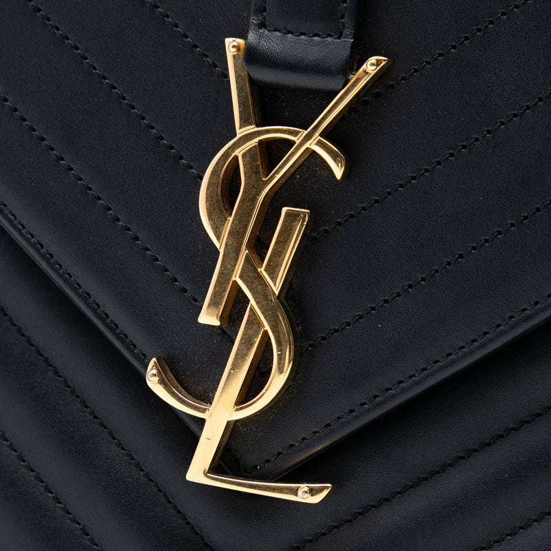 Chevron Calfskin Classic Monogram Envelope Crossbody - Image 5