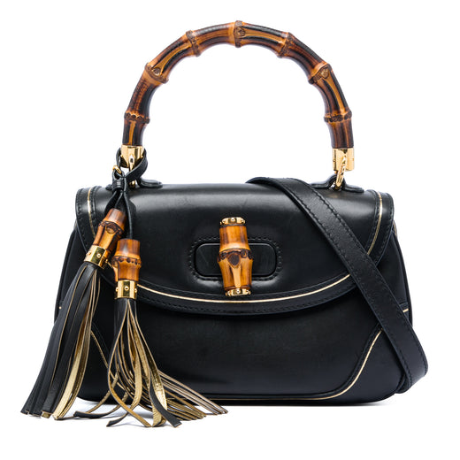 Medium Calfskin New Bamboo Top Handle Bag - Image 1