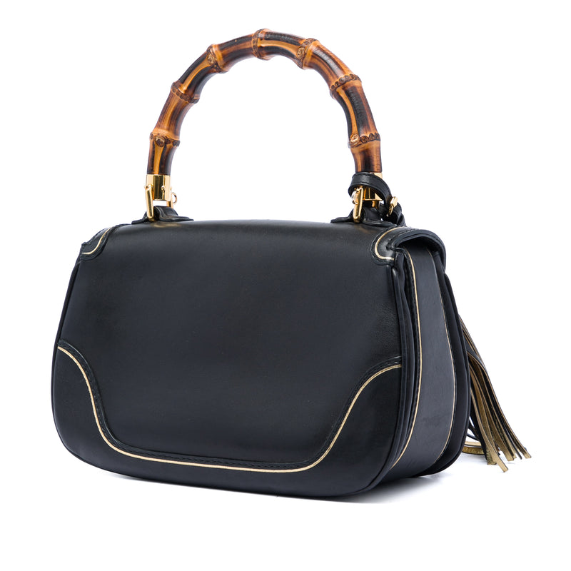 Medium Calfskin New Bamboo Top Handle Bag - Image 2