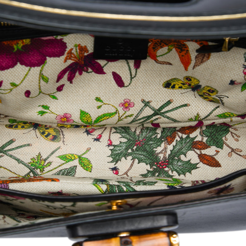 Medium Calfskin New Bamboo Top Handle Bag - Image 4
