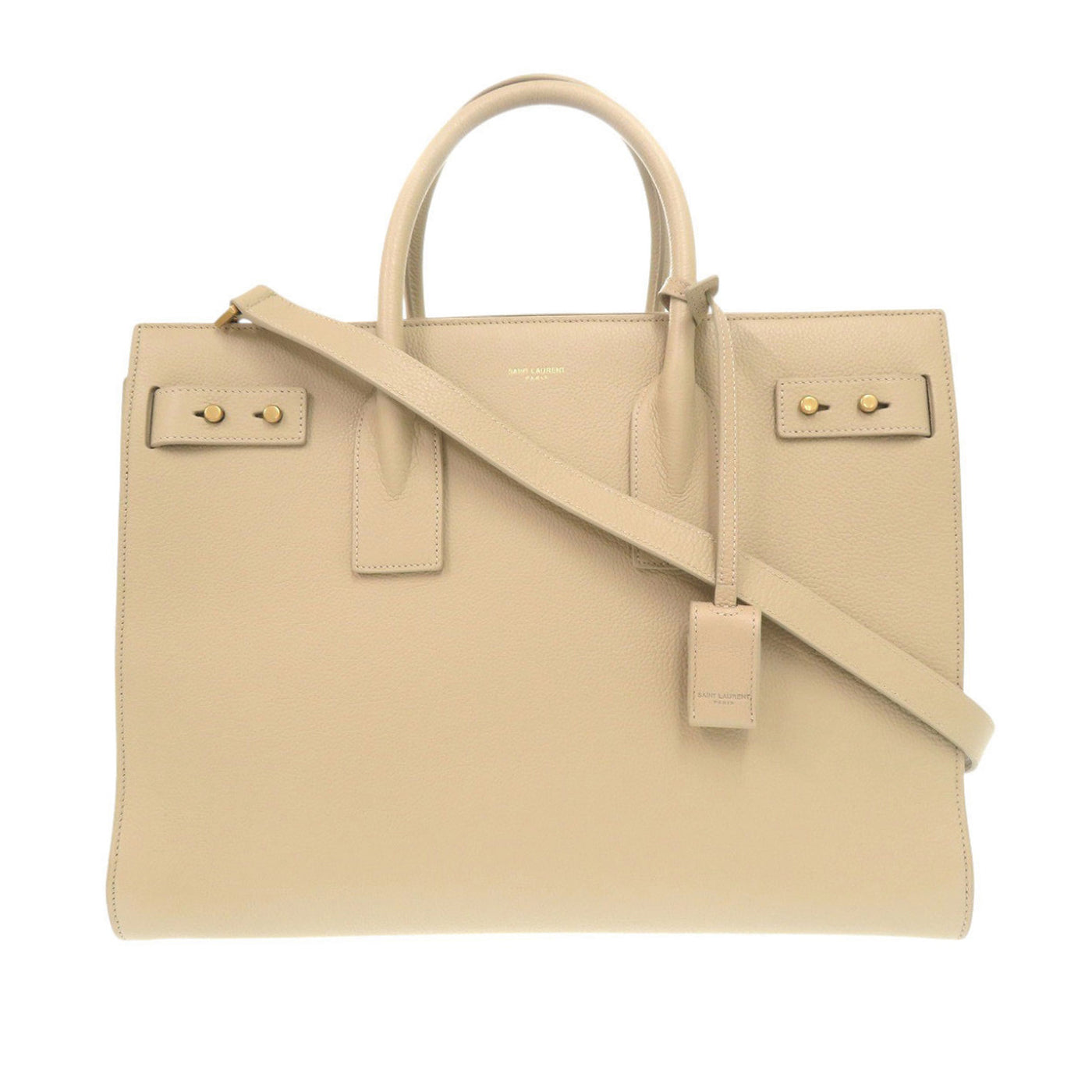 Medium Supple Grained Calfskin Sac De Jour Satchel - Image 1
