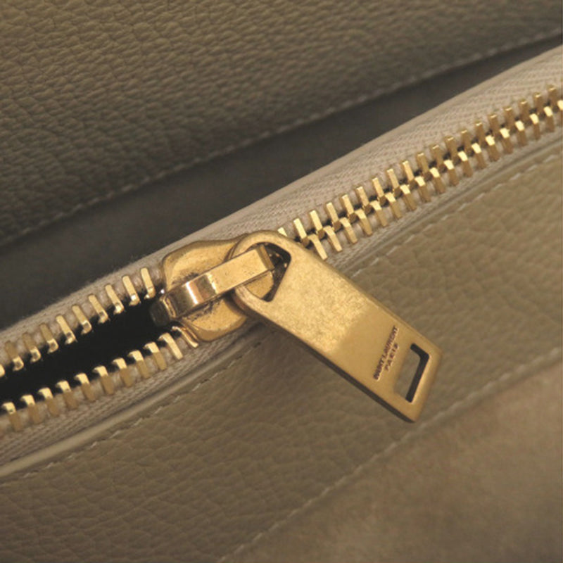 Medium Supple Grained Calfskin Sac De Jour Satchel - Image 13