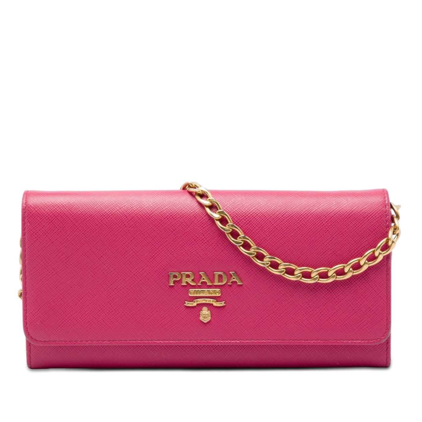Saffiano Lux Wallet On Chain - Image 1