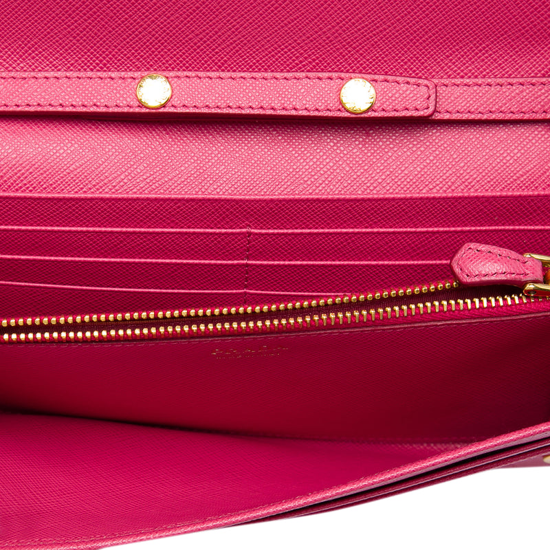 Saffiano Lux Wallet On Chain - Image 4