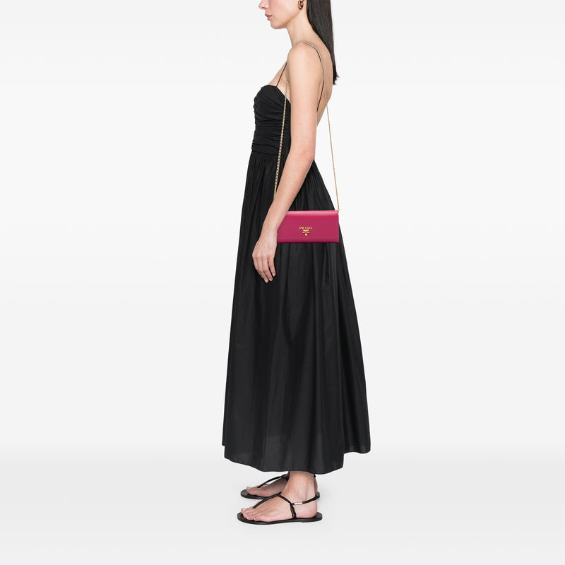 Saffiano Lux Wallet On Chain - Image 6