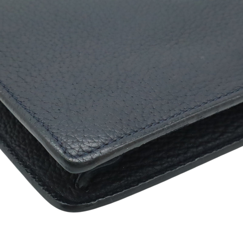 Large La Medusa Palazzo Leather Clutch - Image 8