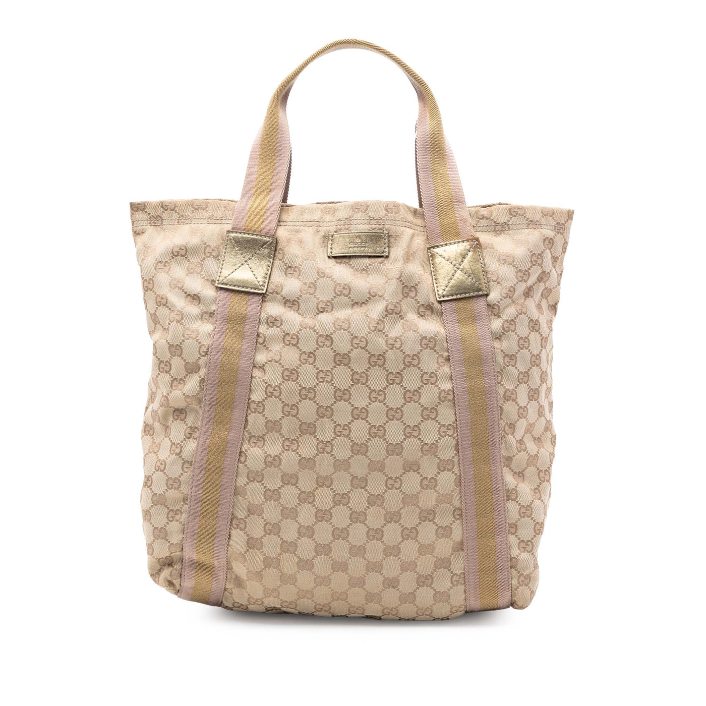 GG Canvas Web Tote - Image 1