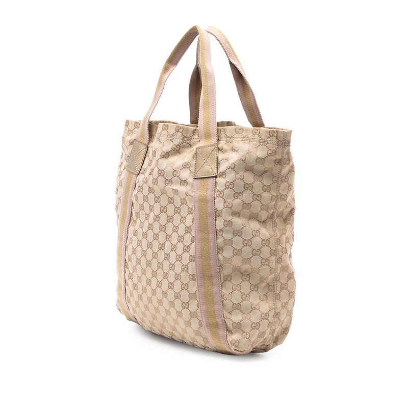 GG Canvas Web Tote - Image 2