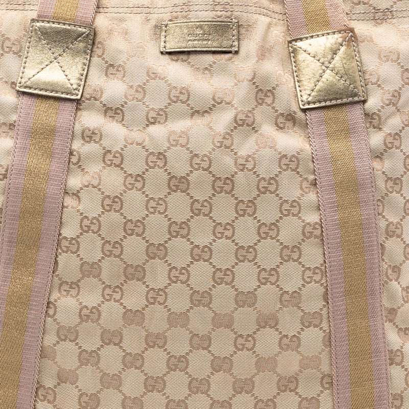 GG Canvas Web Tote - Image 7