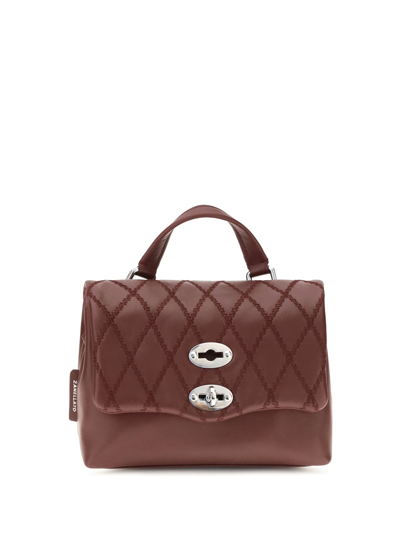 Zanellato Top Handle Bag — Red Calf Leather Bos Taurus