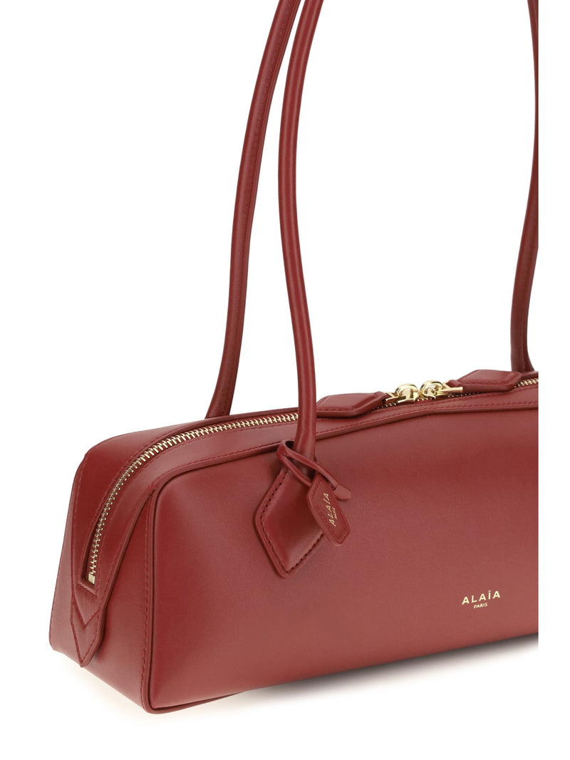 Alaïa Shoulder Bag — Red Calf Leather