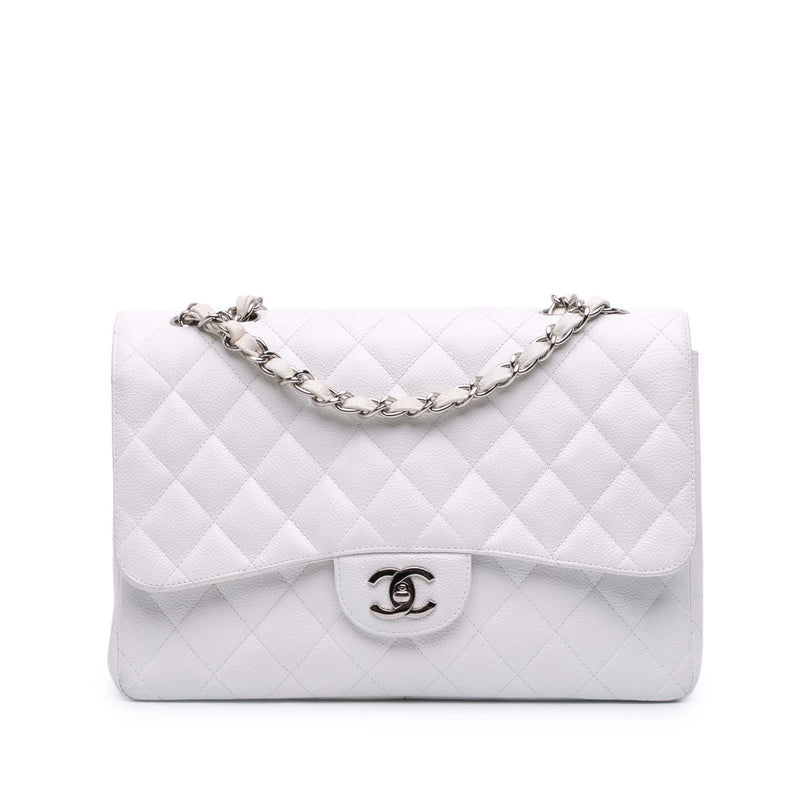 Jumbo Classic Caviar Double Flap