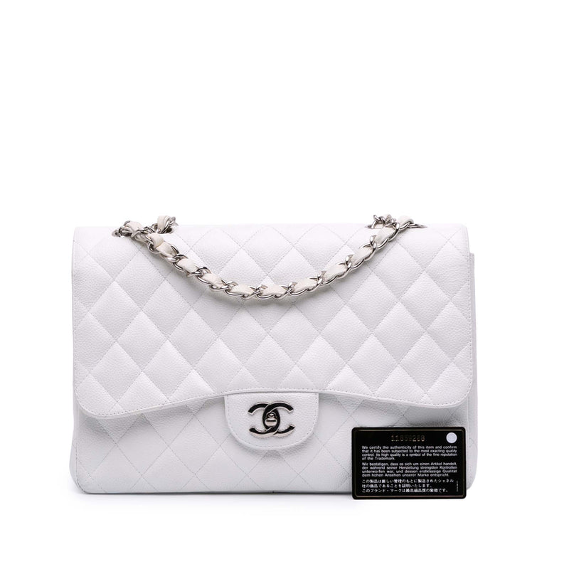 Jumbo Classic Caviar Double Flap - Image 9