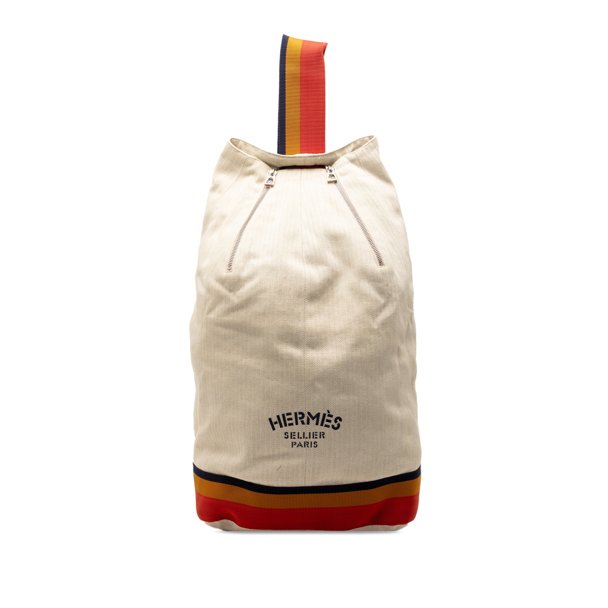 Toile Chevron Cavalier Sling Bag - Image 1