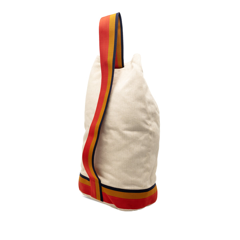 Toile Chevron Cavalier Sling Bag - Image 2