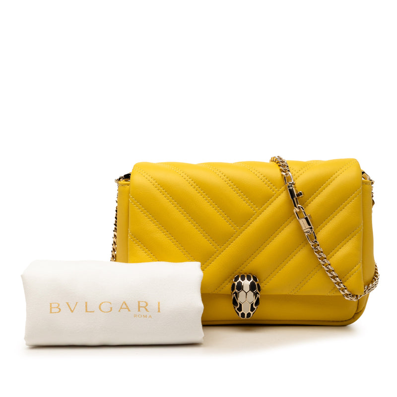 Leather Serpenti Cabochon Chain Crossbody - Image 7