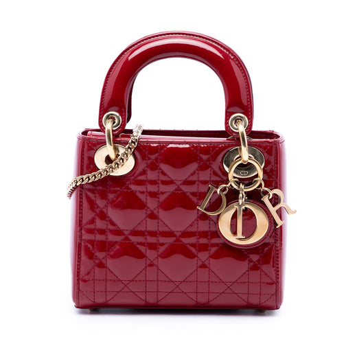 Mini Patent Cannage Lady Dior - Image 1