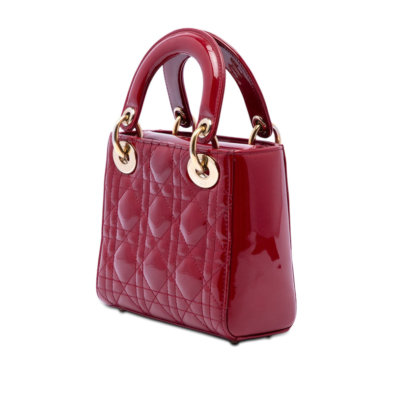 Mini Patent Cannage Lady Dior - Image 2