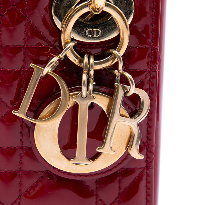 Mini Patent Cannage Lady Dior - Image 5