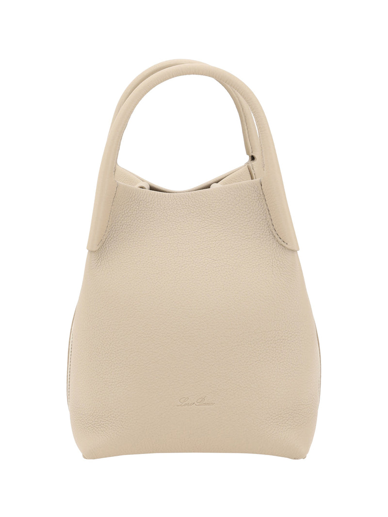 Loro Piana Bale Bucket Bag — Beige Calf Leather