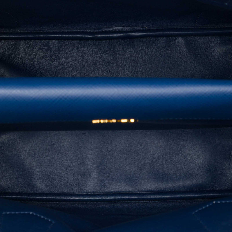 Large Canapa and Saffiano Double Satchel - Image 4