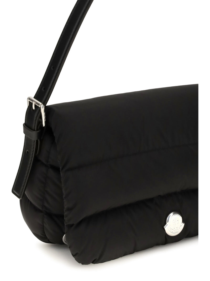 Moncler Caradoc Shoulder Bag — Black Polyamide