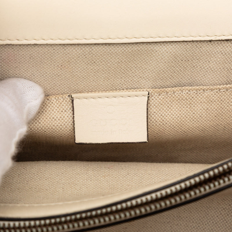 Medium Leather Bamboo Dionysus Web Satchel - Image 5