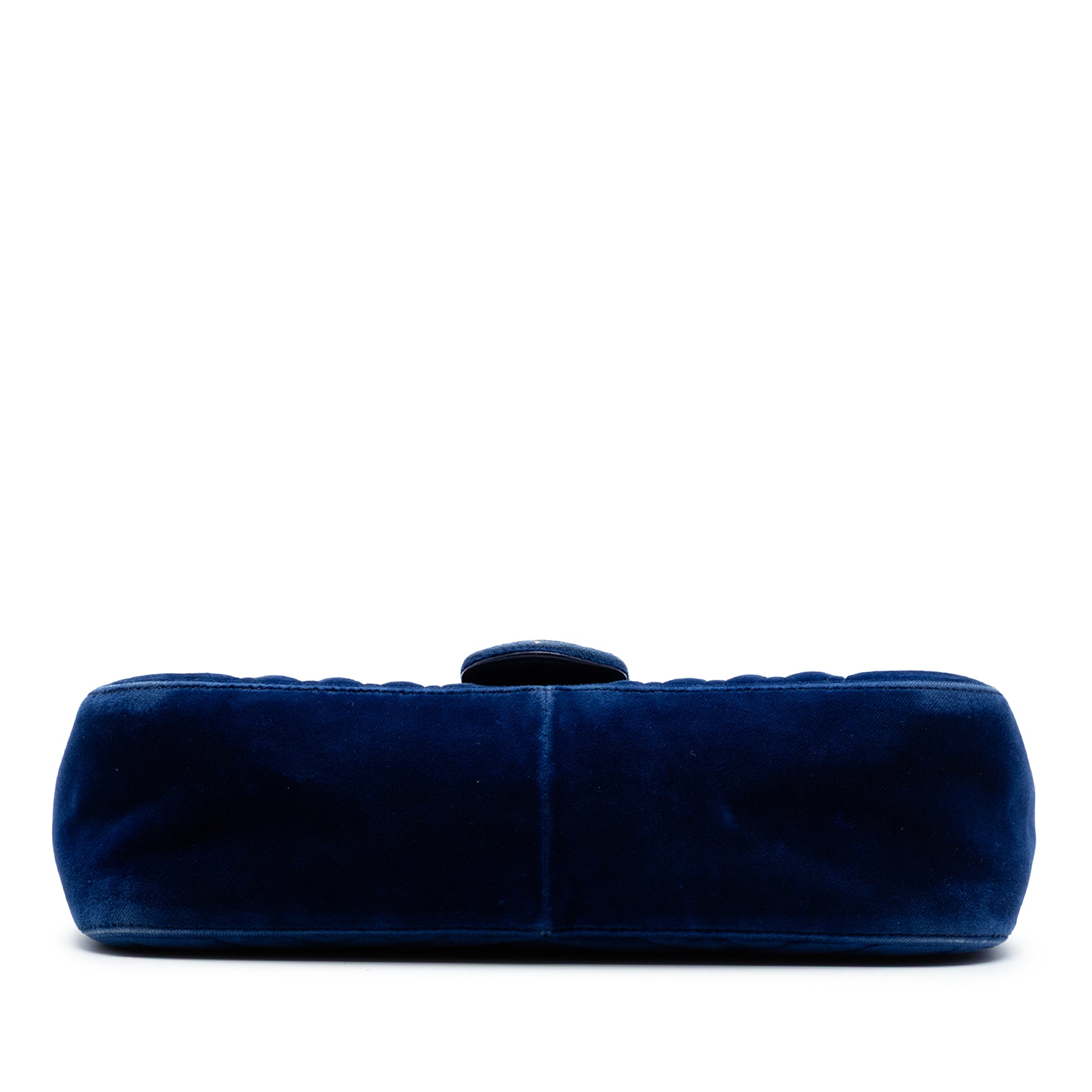 Medium GG Marmont Matelasse Velvet Shoulder Bag - Image 3